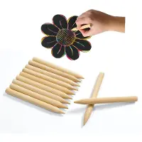 Colorations - houten kraspen, set van 48