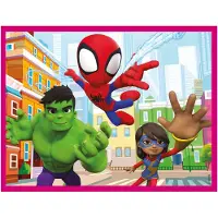 Clementoni - 12 Blokken Puzzel - Spidey and his Amazing Friends - 6 afbeeldingen - Vanaf 3 jaar