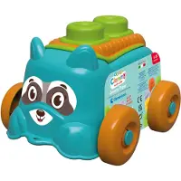 Clementoni Soft Clemmy - Emmer met Bouwset en Hondje - Zachte Stapelblokken - Speelgoed voor Baby’s vanaf 6 maanden