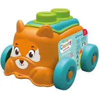 Clementoni Soft Clemmy - Emmer met Bouwset en Hondje - Zachte Stapelblokken - Speelgoed voor Baby’s vanaf 6 maanden