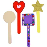Colorations - diy houten stokvormen 4 designs, 20st.