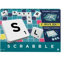 Mattel Scrabble Together - Bordspel - 2 jeux en 1 - Franstlig