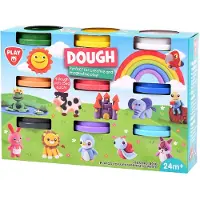 Playgo Play klei set - 9 kleuren - creatief speelgoed - 9x56 gram.