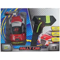 Rc Roadstar Bestuurbare Rally Auto met Licht 2.4GHz Rood, 13cm