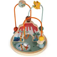 Small Foot Motoriek circuit - company - Dino - Houten speelgoed - 12 maanden - Gedetailleerde vulkaan