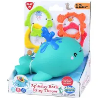 Play badspeelgoed walvis ring werpen set - interactief waterspel.