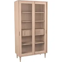 Label51 - Vitrinekasten Jule - Beige - 49x100x180cm