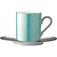 LSA International Koffiekop L.S.A. Palazzo en Schotel Green 100 ml