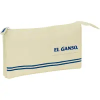 Big Buy Cooking Pennenetui met 3 vakken El Ganso Beige 22 x 12 x 3 cm