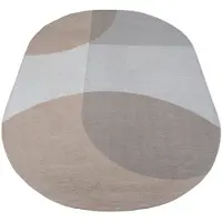 Veer Carpets Vloerkleed eli beige ovaal 200 x 290 cm