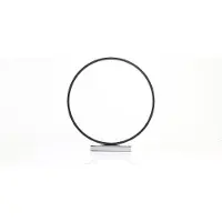 DesignNest Round Table Lamp | HENG – Tafellamp - Bureaulamp – Nachtlamp – Rond - 35 cm – dimbaar - Zwart-Chroom