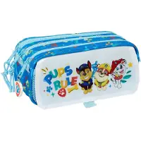 Safta Drievoudig multifunctioneel etui, Paw Patrol Pups, blauw, 21,5 x 10 x 8 cm