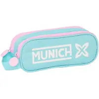 Munich Pennenetui met 2 vakken Munich Heaven Hemelsblauw 21 x 8 x 6 cm