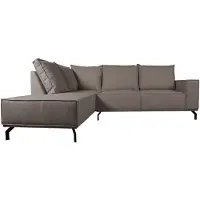 Home67 Hoekbank ron boucle brown 15 links