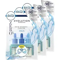 Ambi Pur 3volution - Electric Navulling Luchtverfrisser Aqua 20 ml (3 stuks)