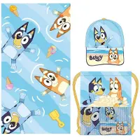 Cerda Bluey Bluey Sachet Towel Set Blauw Kinderen