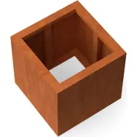 Geroba Quadra vierkante plantenbak cortenstaal L50 x B50 x H50 cm