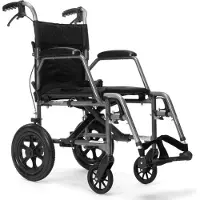 Vermeiren Opvouwbare Transport Rolstoel Bobby 9,4 kg - Zitbreedte van 42 cm