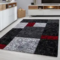 Muratap Basic collection modern vloerkleed / grijs laagpolig- 280x370