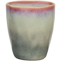 Cosy & Trendy Koffiekopjes / Senseokopjes Trentino Groen/Roze 4 Stuks 220 ml Aardewerk - Vaatwasserbestendig