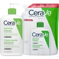 CeraVe Hydraterende Reinigingscrème + Navulling - voor de Normale tot Droge Huid - 473ml