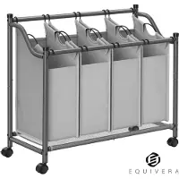 Equivera Wasman 4 Vakken - Wasmand - Wassorteerder - Wasbox