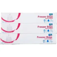 Aro Diepvrieszakken 3 liter - 225 (3 x 75) diepvrieszakjes - 28 x 32 cm - transparant - voordeelpakket