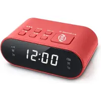 OEM DAB-wekkerradio, netstroom, zwart