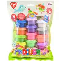 Play klei set - Rainbow kleipotjes - 15 kleuren klei voor kinderen.