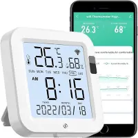 Equivera Huisthermometer - Kamerthermometer - Binnenshuis - Digitale Thermometer - Hygrometer