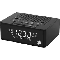 OEM DAB-wekkerradio, netstroom, zwart