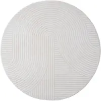 Veer Carpets Vloerkleed ella cream rond ø240 cm