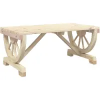 vidaXL Tuintafel 90x50x40 cm massief vurenhout