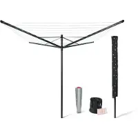 Brabantia Lift-o-Matic droogmolen 50 meter + anker + hoes + tas