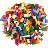 LEGO 2x4 Bakstenen Gekleurd - 500 stuks - Kleurrijke bakstenen 3001 (3001, LEGO Accessoires)