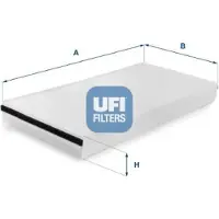Ufi 53.451.00 Interieurfilter