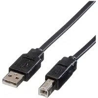 Roline USB naar USB-B platte kabel - USB2.0 - 0,80 meter