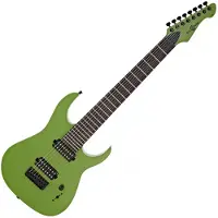 Gear4Music Harlem S 8-String Electric Guitar by Slime Green