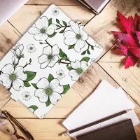B2Ctelecom Samsung Galaxy Tab A8 2021/2022 Tablet Cover Dogwood Flowers