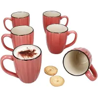 MÄSER Set van 6 OSITA ROSE aardewerken koffiemokken voor 6 personen - 674470