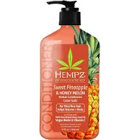 Hempz Sweet Pineapple & Honey Melon Herbal Conditioner with Vegan Biotin & Vitamin C for Thin/Fine Hair 500ml