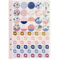 Creativ Company Stickerboek bloemen a5 voor planner, 578st.