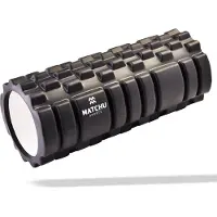 Matchu Sports Foam Roller 33cm zwart | Bindweefsel triggerpoint roller