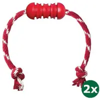 Kong dental met touw 2x 12x5x5 cm