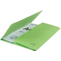 Exacompta Pocketmap 46973E A4 Plaatmateriaal 290 g/m² 24 (B) x 32 (H) cm Groen 100 Stuks