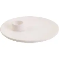 Creativ Company Terracotta Kaarsenbord 11 cm Wit 12 stuks
