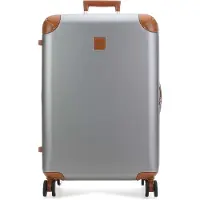 Bric's Amalfi 4-wielige trolley 76 cm zilverkleurig