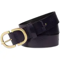 Legend leren riem donkerblauw female | Maat: 95
