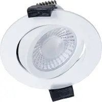 Proventa DimToWarm LED Inbouwspots wit voor badkamer - Dimbaar & Kantelbaar - IP44 - Inbouwspot - Inbouw spotjes