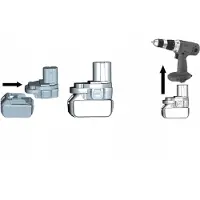 Rosfix Makita 18V NiCd en NiMh adapter voor Makita 18V accu's (MT20MN)